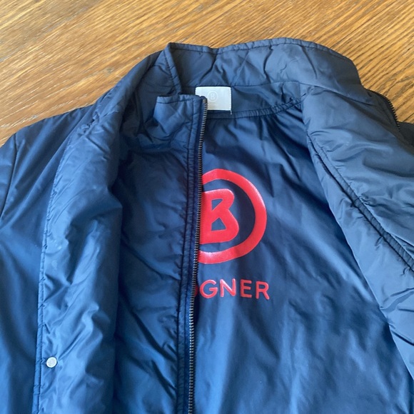 Bogner Boy Blue Zip And Buttons Sports Jacket Coat Blazer Size 14 - Picture 6 of 9